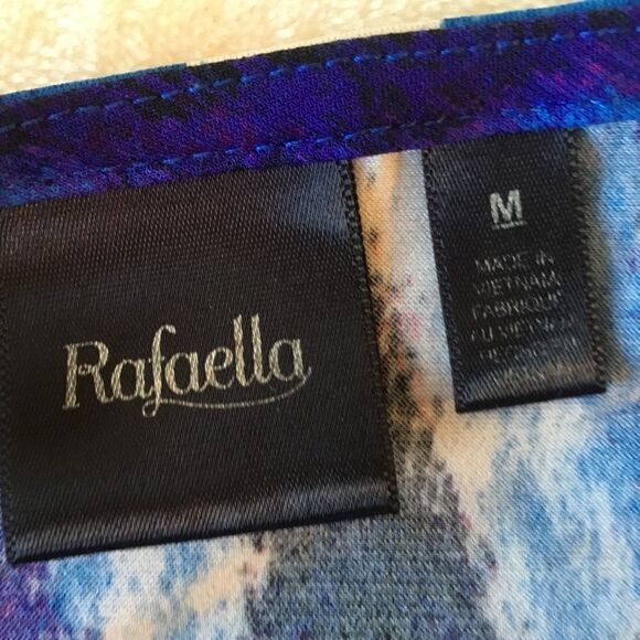 SALE 2/$30. NWOT Rafaella Women’s Sz. Medium Cold-Shoulder Short Sleeved Tunic - Picture 8 of 9